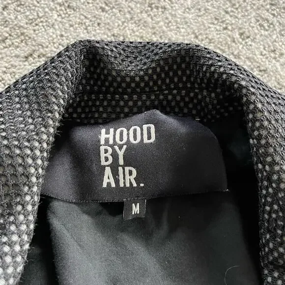 HBA Hood By Air Men's Velcro Logo Blazer Jacket Size Medium